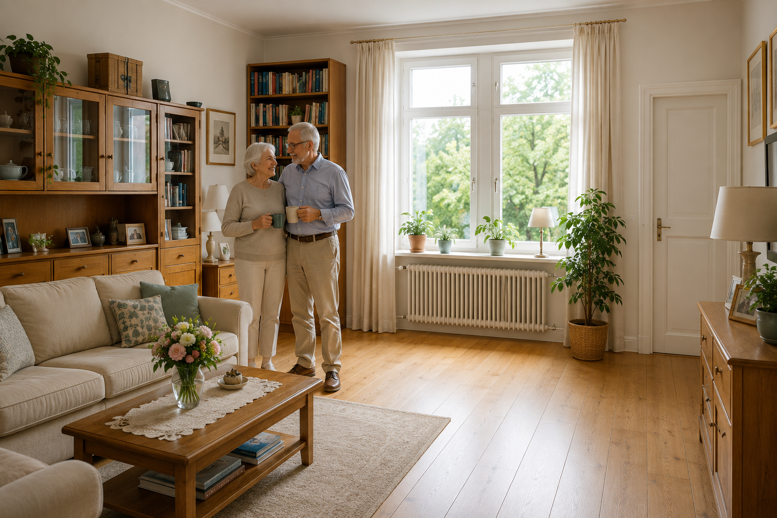 Vorher: möbliert bewohnte Wohnung vor der Haushaltsauflösung